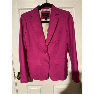 J Crew Rhodes 100% Wool Blazer Jacket Gold Button Office Career Size: 4